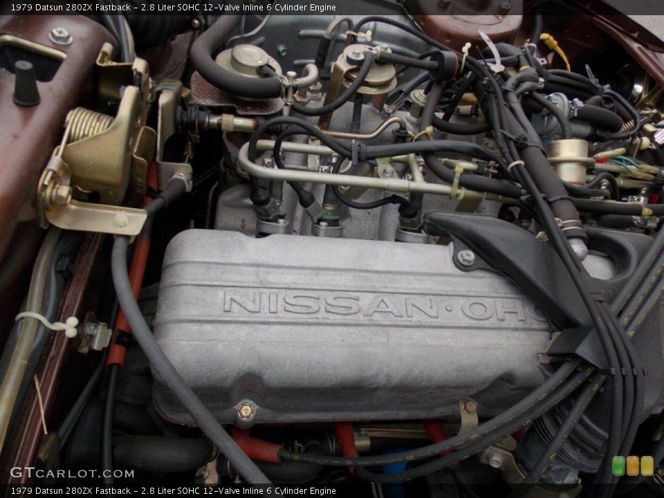 2.8 Liter SOHC 12-Valve Inline 6 Cylinder Engine for the 1979 Datsun 280ZX #79656896