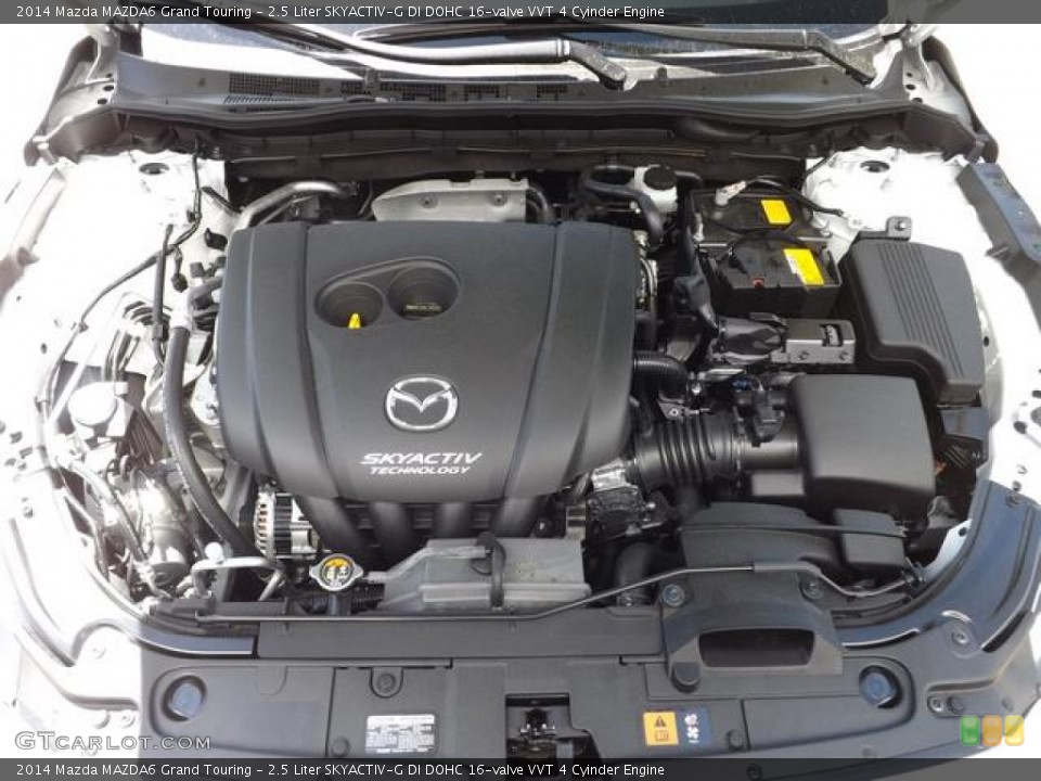 2.5 Liter SKYACTIV-G DI DOHC 16-valve VVT 4 Cyinder Engine for the 2014 Mazda MAZDA6 #79675053
