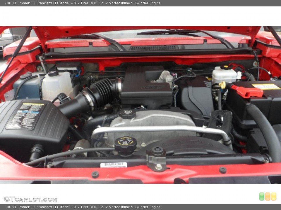3.7 Liter DOHC 20V Vortec Inline 5 Cylinder Engine for the 2008 Hummer H3 #79675971