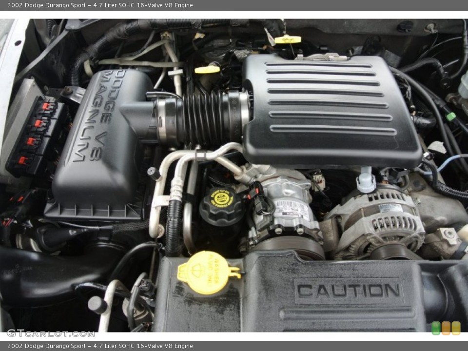 4.7 Liter SOHC 16-Valve V8 Engine for the 2002 Dodge Durango #79677294