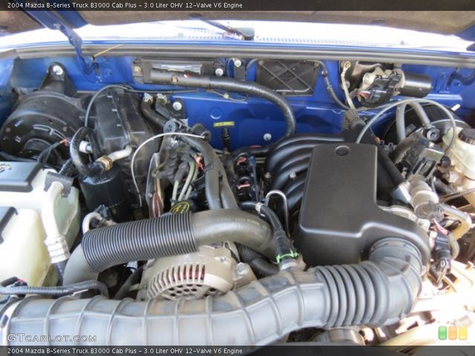3.0 Liter OHV 12-Valve V6 2004 Mazda B-Series Truck Engine