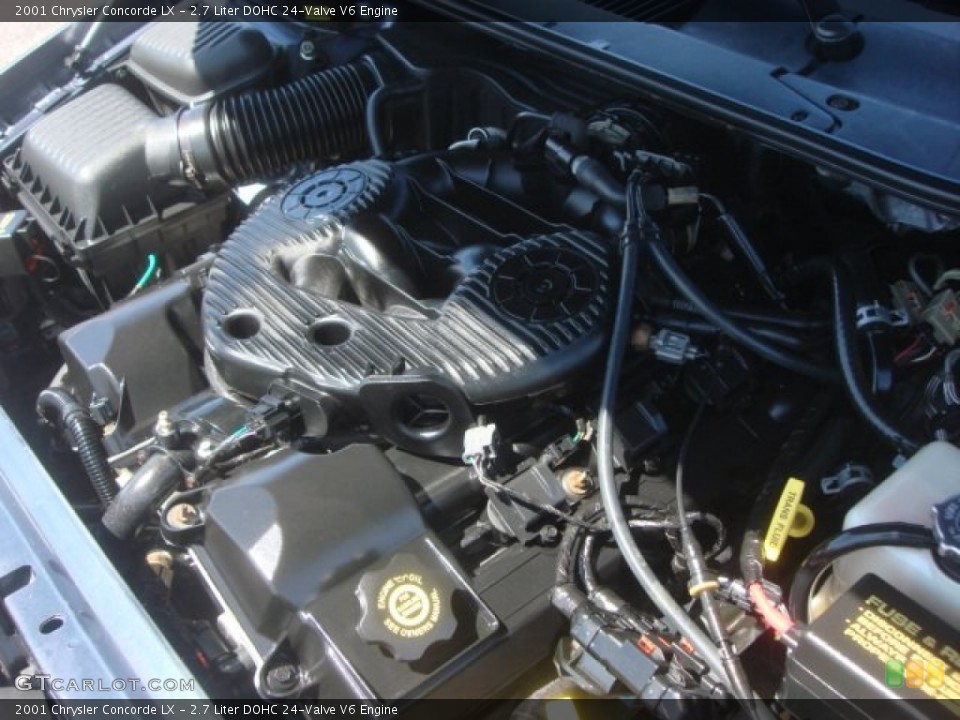 2.7 Liter DOHC 24-Valve V6 2001 Chrysler Concorde Engine