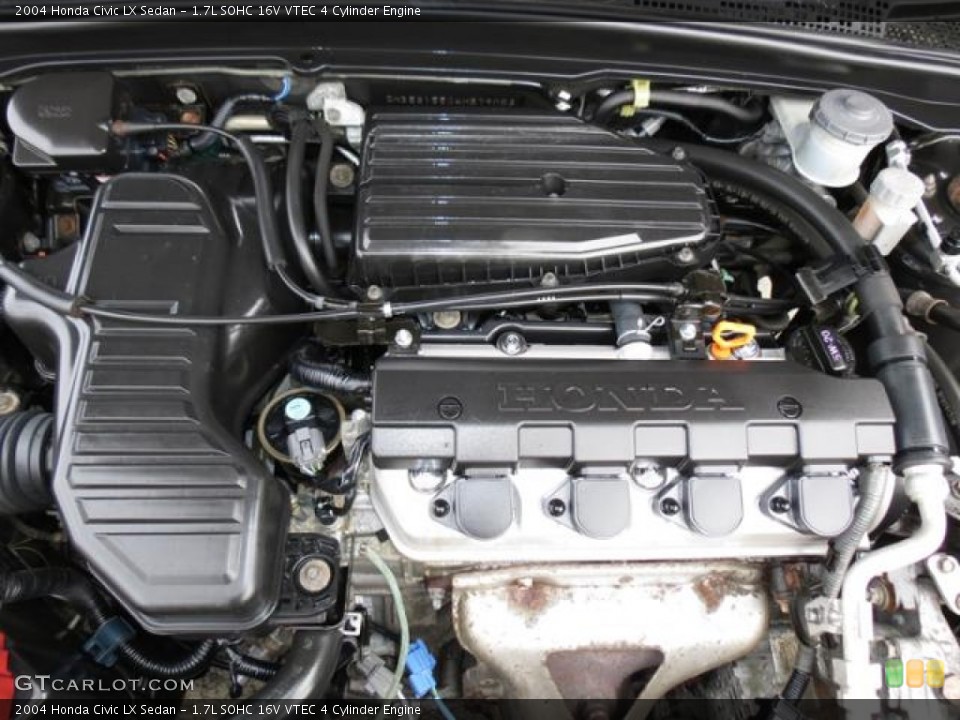 1.7L SOHC 16V VTEC 4 Cylinder Engine for the 2004 Honda Civic #79689535