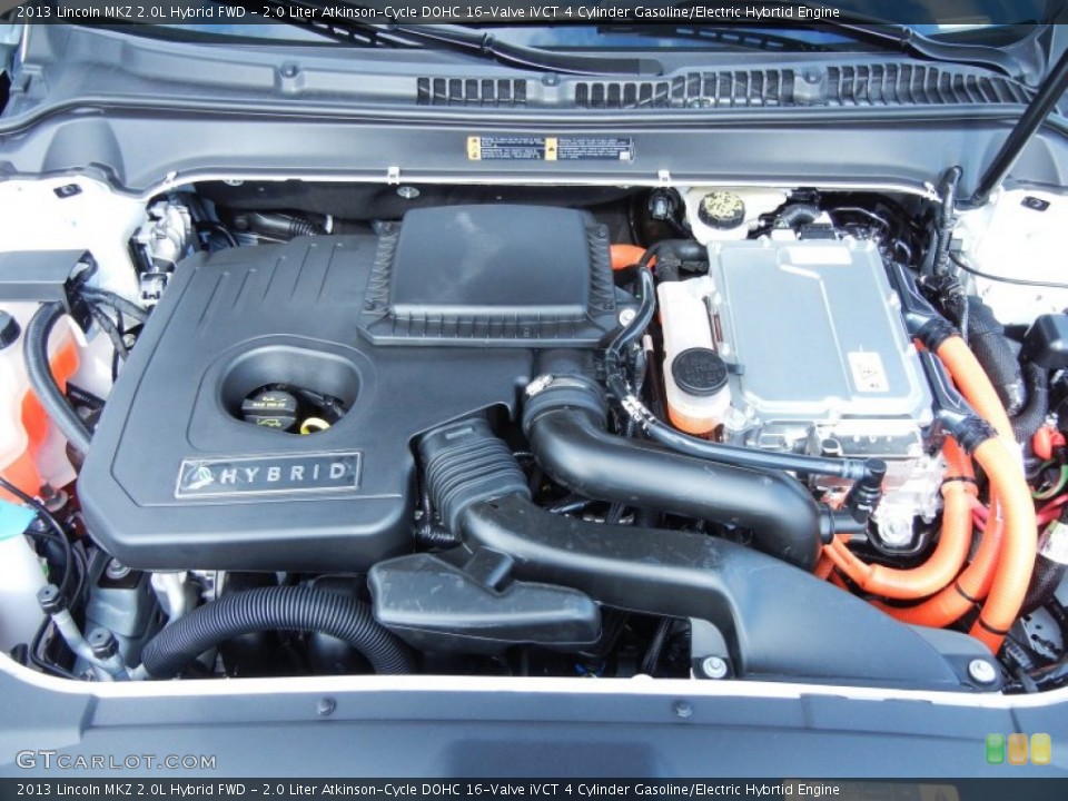 2.0 Liter Atkinson-Cycle DOHC 16-Valve iVCT 4 Cylinder Gasoline/Electric Hybrtid Engine for the 2013 Lincoln MKZ #79703041