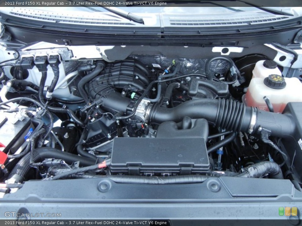 3.7 Liter Flex-Fuel DOHC 24-Valve Ti-VCT V6 Engine for the 2013 Ford F150 #79704340