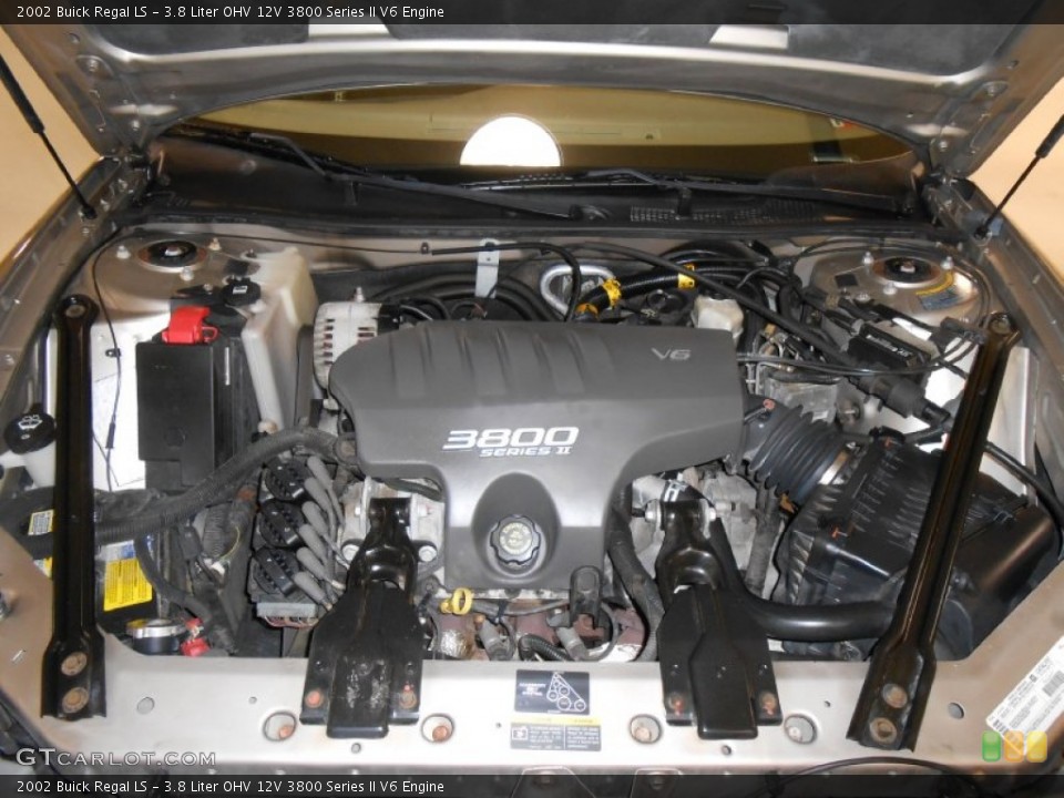 3.8 Liter OHV 12V 3800 Series II V6 2002 Buick Regal Engine