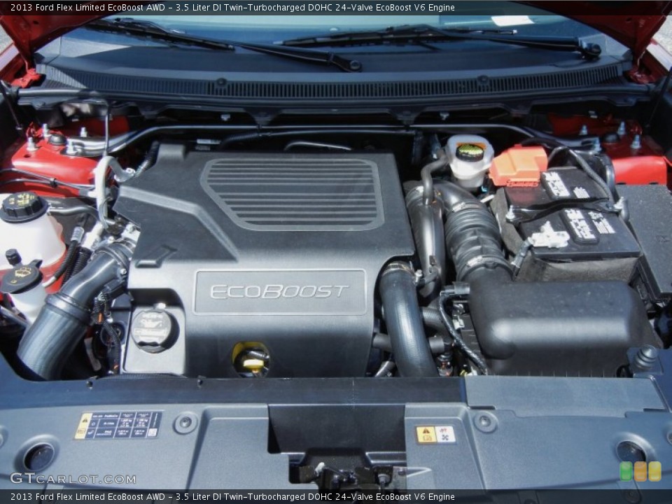 3.5 Liter DI Twin-Turbocharged DOHC 24-Valve EcoBoost V6 Engine for the 2013 Ford Flex #79704556