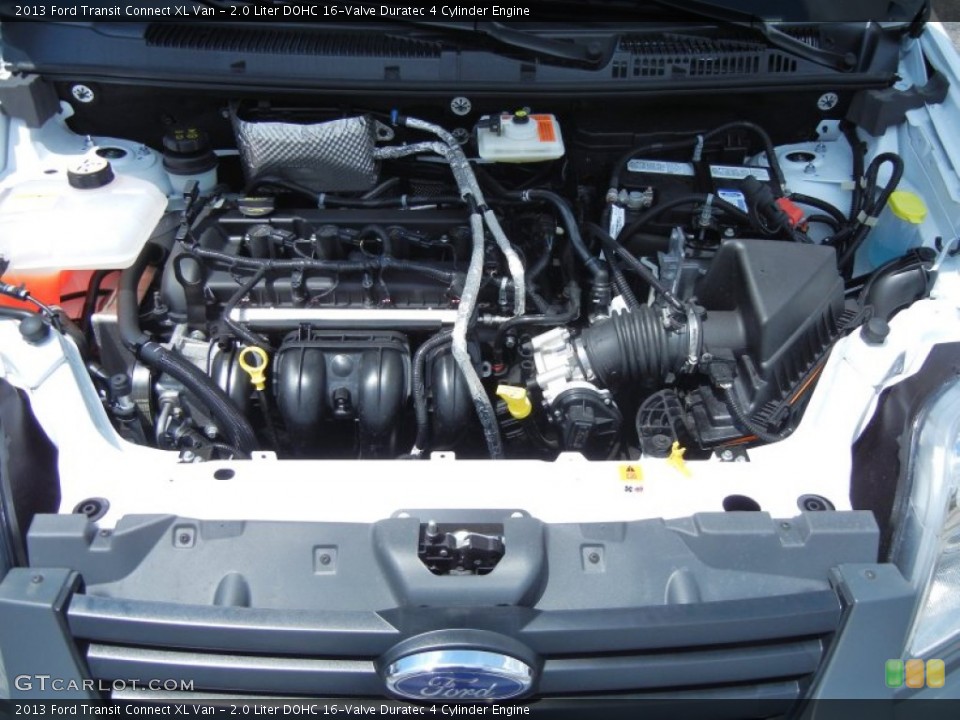 2.0 Liter DOHC 16-Valve Duratec 4 Cylinder 2013 Ford Transit Connect Engine