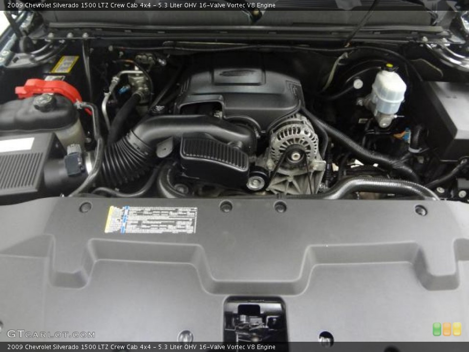 5.3 Liter OHV 16-Valve Vortec V8 Engine for the 2009 Chevrolet Silverado 1500 #79720214