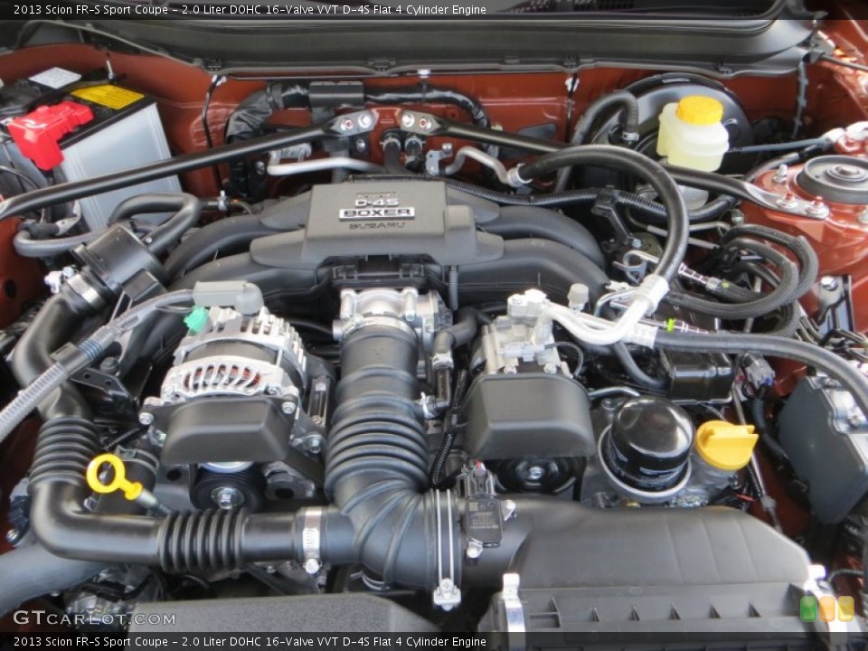 2.0 Liter DOHC 16-Valve VVT D-4S Flat 4 Cylinder Engine for the 2013 Scion FR-S #79722636