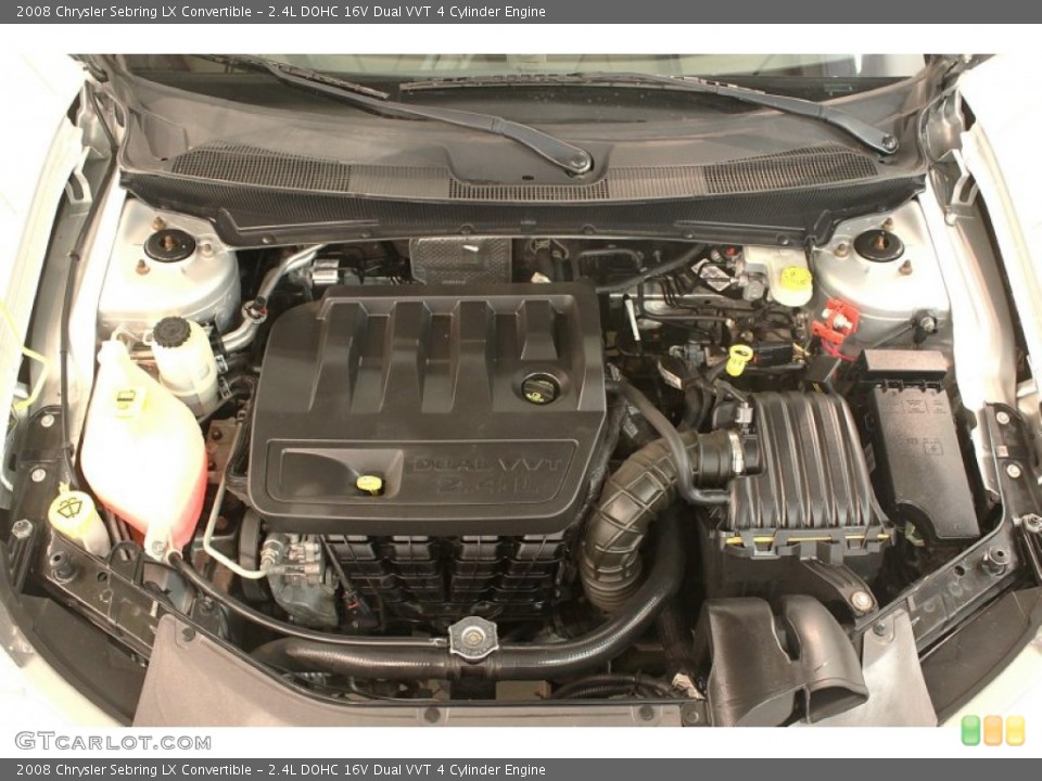 2.4L DOHC 16V Dual VVT 4 Cylinder 2008 Chrysler Sebring Engine