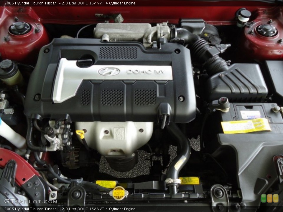 2.0 Liter DOHC 16V VVT 4 Cylinder Engine for the 2006 Hyundai Tiburon #79742804