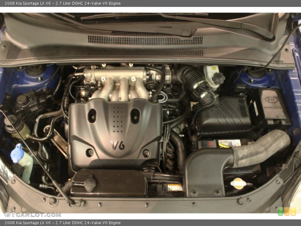 2.7 Liter DOHC 24-Valve V6 Engine for the 2008 Kia Sportage #79745124