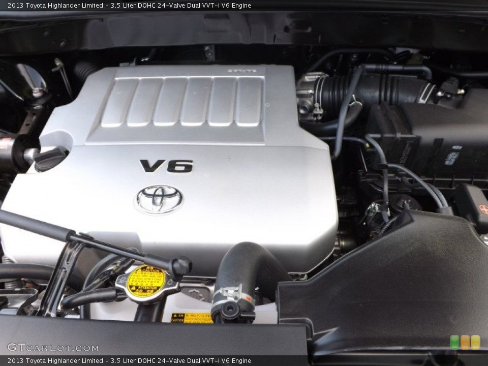 3.5 Liter DOHC 24-Valve Dual VVT-i V6 Engine for the 2013 Toyota Highlander #79748779