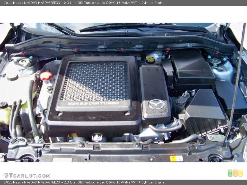 2.3 Liter DISI Turbocharged DOHC 16-Valve VVT 4 Cylinder Engine for the 2011 Mazda MAZDA3 #79759906