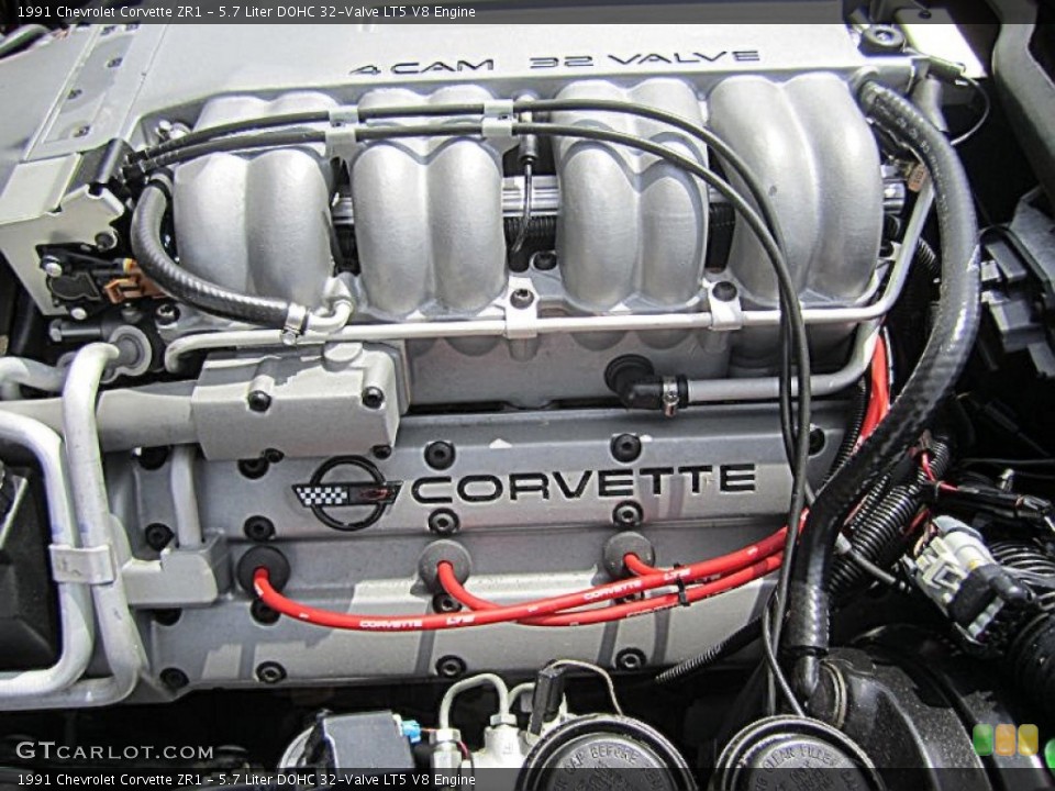 5.7 Liter DOHC 32-Valve LT5 V8 Engine for the 1991 Chevrolet Corvette #79760001