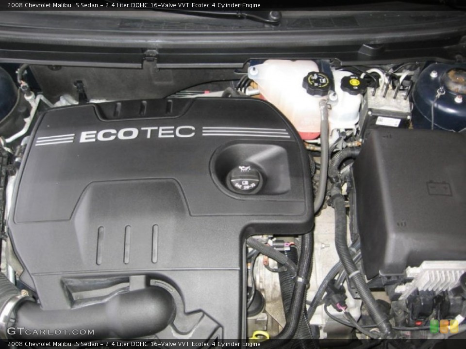 2.4 Liter DOHC 16-Valve VVT Ecotec 4 Cylinder Engine for the 2008 Chevrolet Malibu #79764867