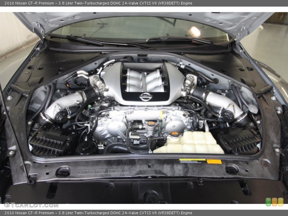 3.8 Liter Twin-Turbocharged DOHC 24-Valve CVTCS V6 (VR38DETT) Engine for the 2010 Nissan GT-R #79782261