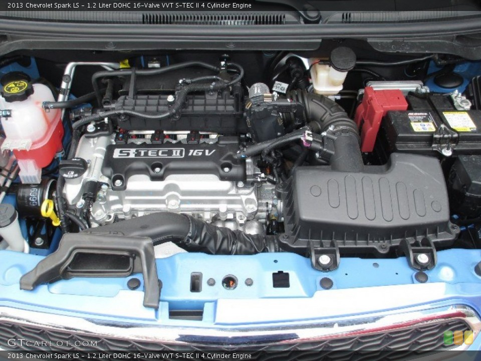 1.2 Liter DOHC 16-Valve VVT S-TEC II 4 Cylinder Engine for the 2013 Chevrolet Spark #79785313