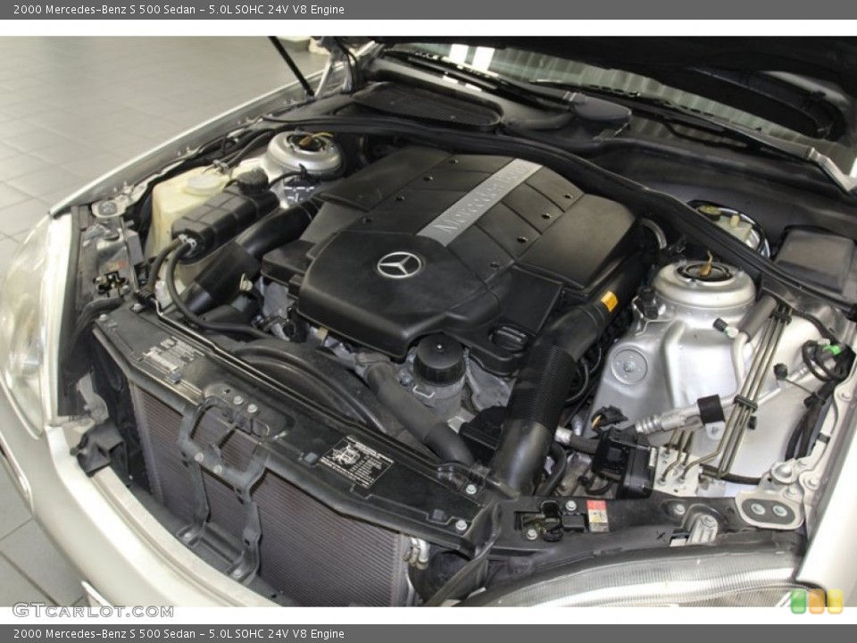5.0L SOHC 24V V8 2000 Mercedes-Benz S Engine