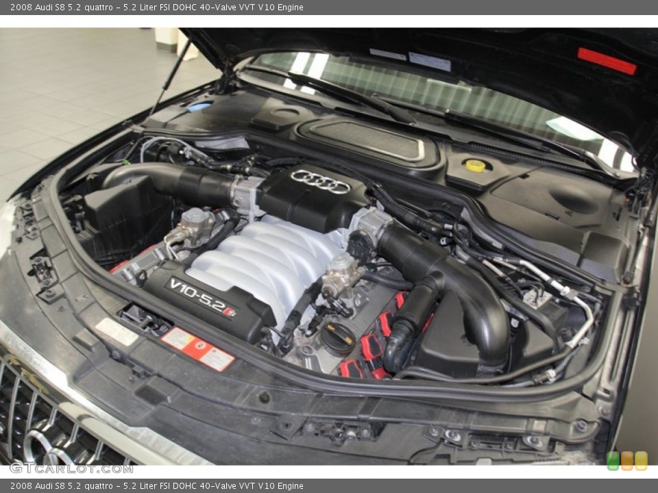 5.2 Liter FSI DOHC 40-Valve VVT V10 Engine for the 2008 Audi S8 #79806277