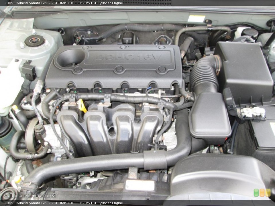 2.4 Liter DOHC 16V VVT 4 Cylinder Engine for the 2009 Hyundai Sonata #79818604