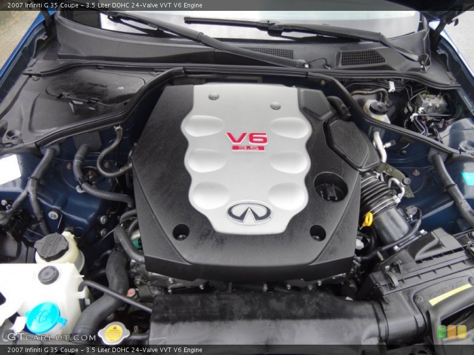 3.5 Liter DOHC 24-Valve VVT V6 2007 Infiniti G Engine