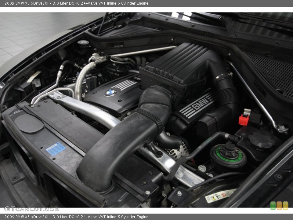 3.0 Liter DOHC 24-Valve VVT Inline 6 Cylinder 2009 BMW X5 Engine