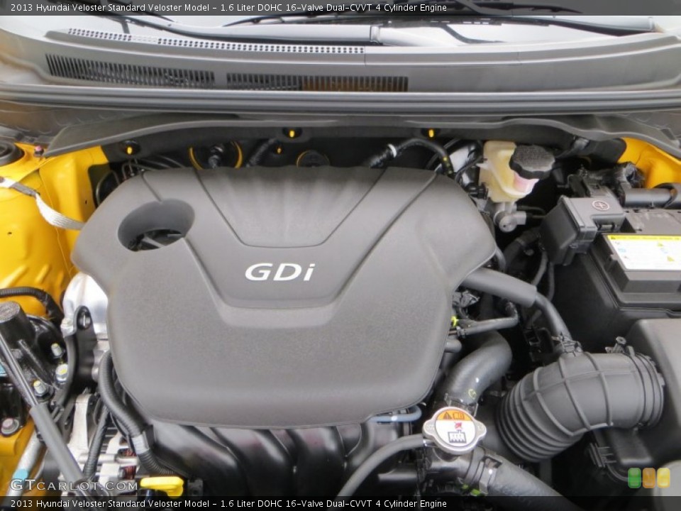 1.6 Liter DOHC 16-Valve Dual-CVVT 4 Cylinder Engine for the 2013 Hyundai Veloster #79836385