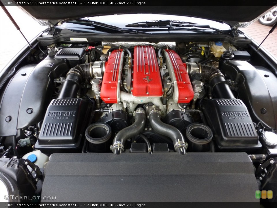 5.7 Liter DOHC 48-Valve V12 Engine for the 2005 Ferrari 575 Superamerica #79836529