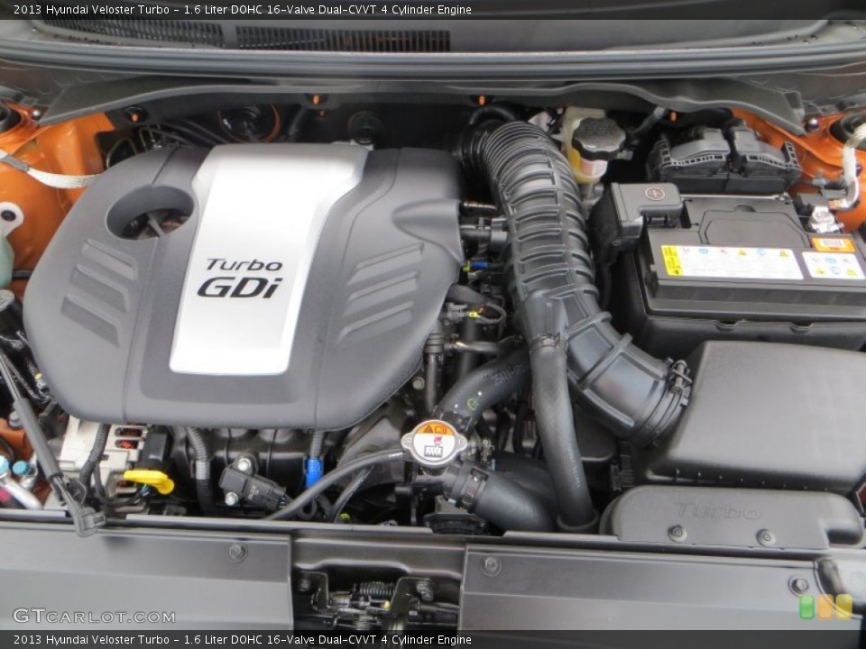 1.6 Liter DOHC 16-Valve Dual-CVVT 4 Cylinder Engine for the 2013 Hyundai Veloster #79836994