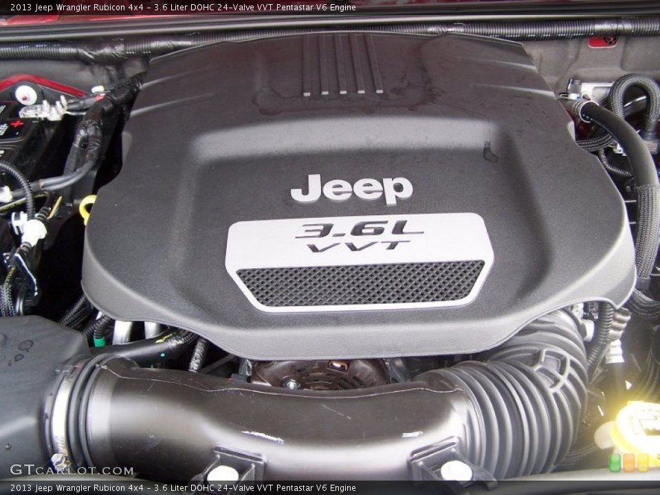 3.6 Liter DOHC 24-Valve VVT Pentastar V6 Engine for the 2013 Jeep Wrangler #79840918