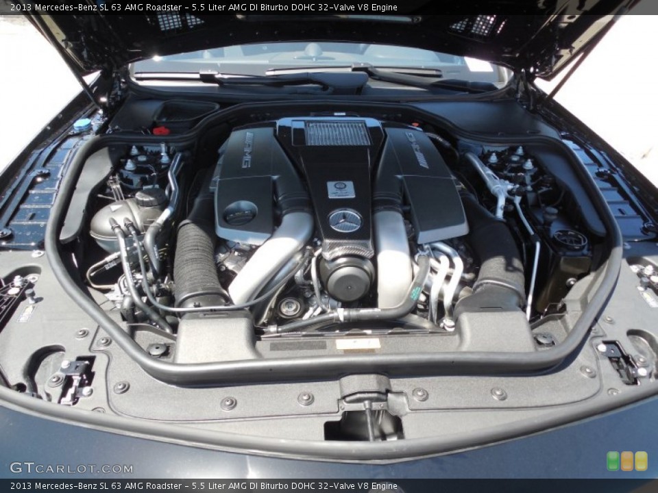 5.5 Liter AMG DI Biturbo DOHC 32-Valve V8 Engine for the 2013 Mercedes-Benz SL #79842245