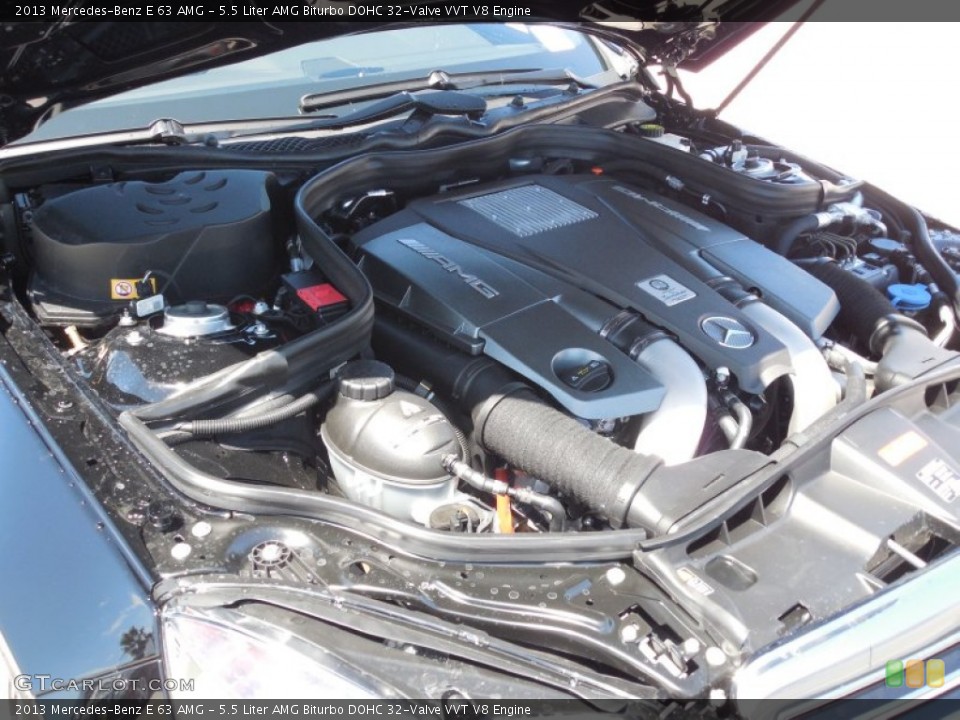 5.5 Liter AMG Biturbo DOHC 32-Valve VVT V8 Engine for the 2013 Mercedes-Benz E #79844494