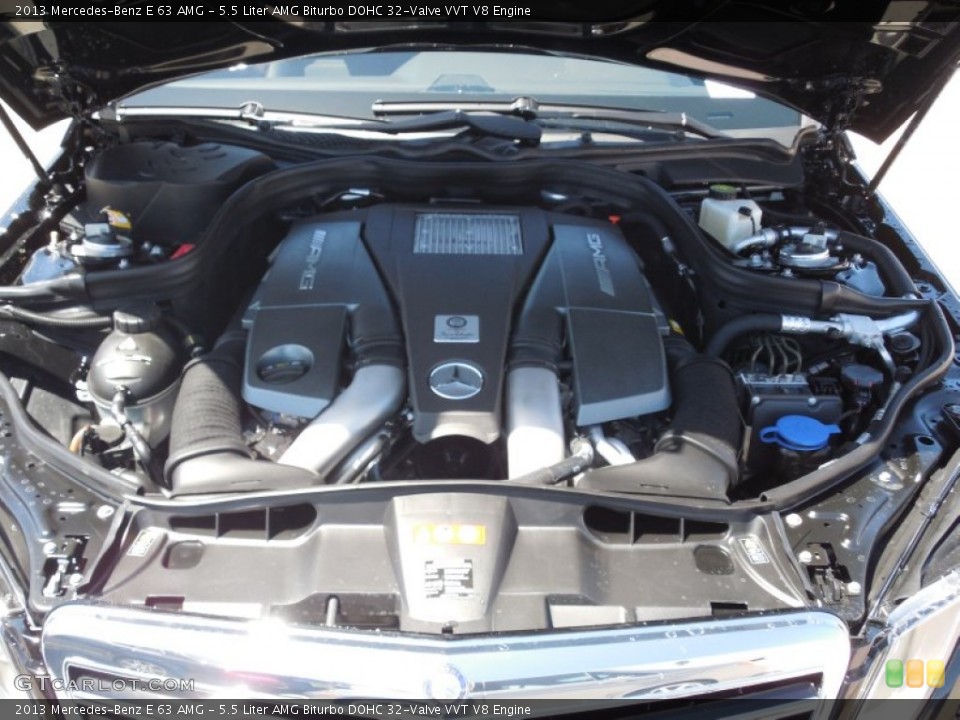 5.5 Liter AMG Biturbo DOHC 32-Valve VVT V8 Engine for the 2013 Mercedes-Benz E #79844515