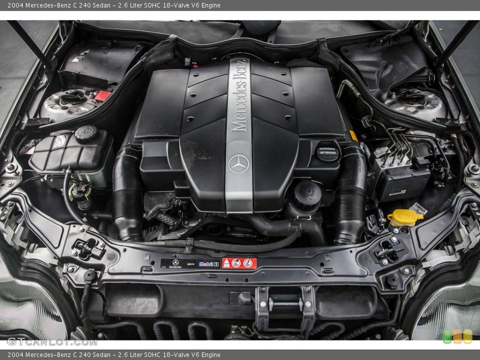 2.6 Liter SOHC 18-Valve V6 Engine for the 2004 Mercedes-Benz C #79849852