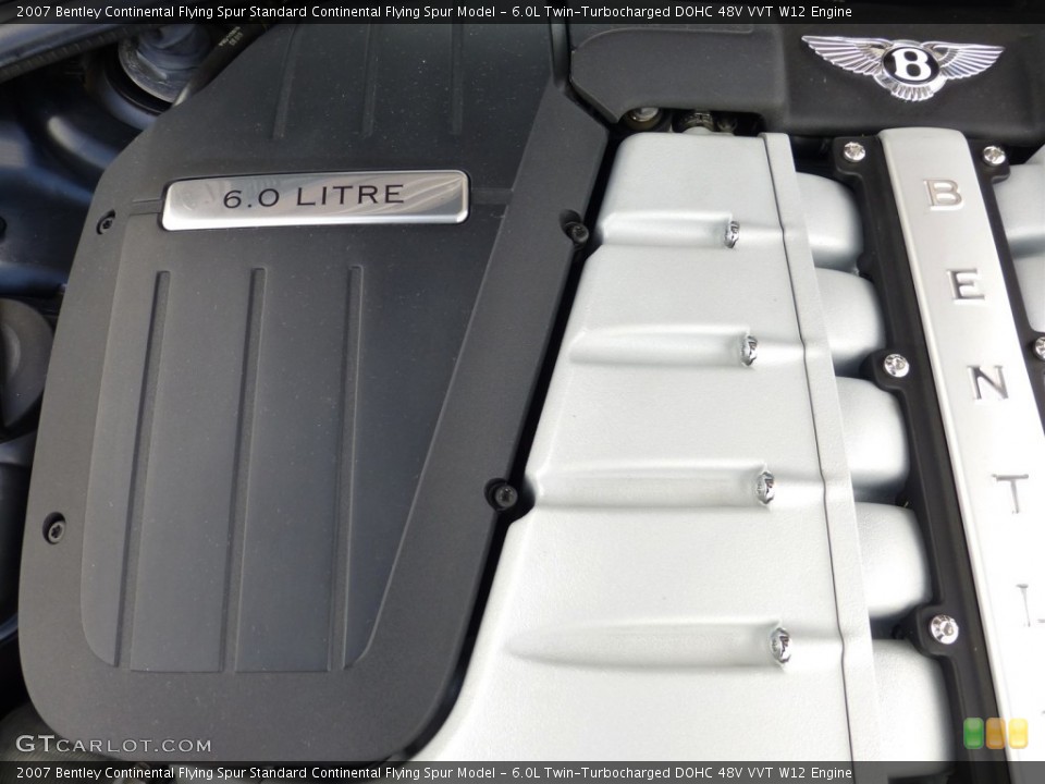 6.0L Twin-Turbocharged DOHC 48V VVT W12 Engine for the 2007 Bentley Continental Flying Spur #79851334