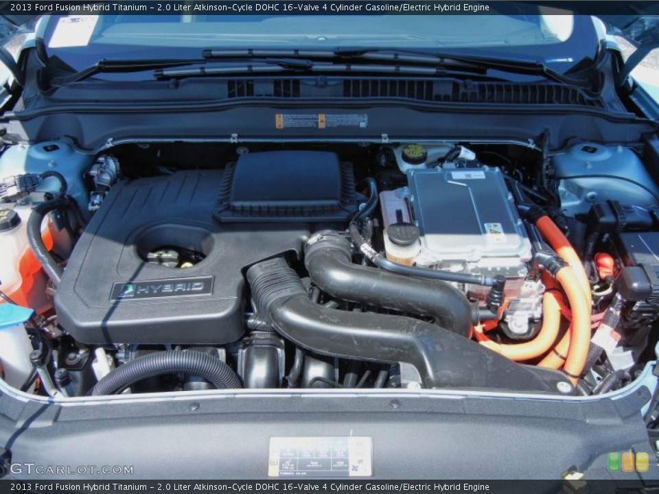 2.0 Liter Atkinson-Cycle DOHC 16-Valve 4 Cylinder Gasoline/Electric Hybrid Engine for the 2013 Ford Fusion #79859369