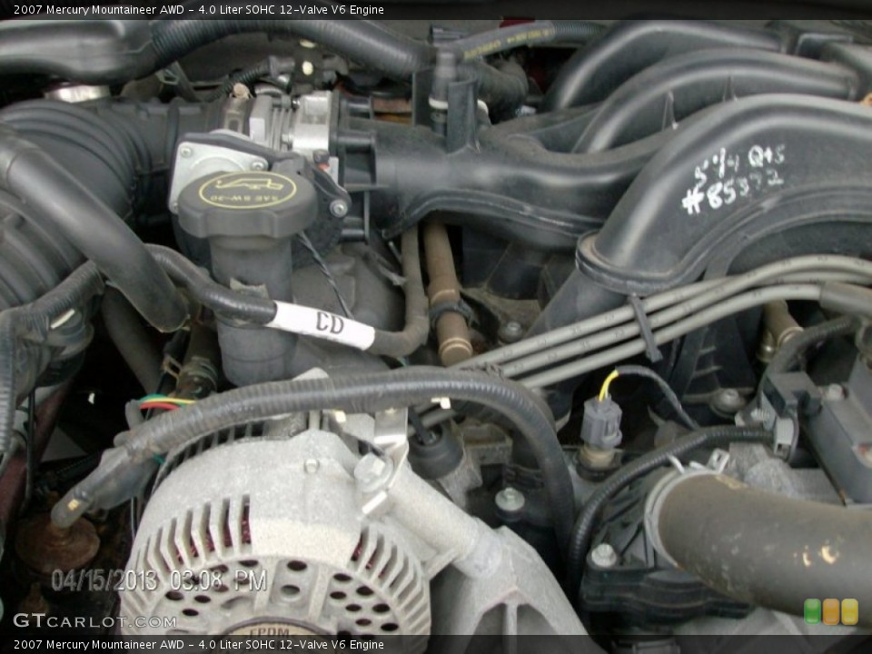 4.0 Liter SOHC 12-Valve V6 Engine for the 2007 Mercury Mountaineer #79865089