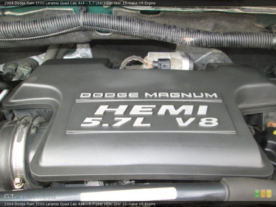 5.7 Liter HEMI OHV 16-Valve V8 Engine for the 2004 Dodge Ram 1500 #79876202