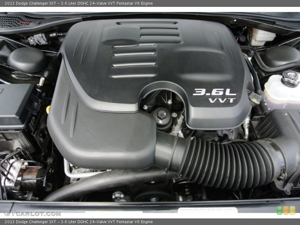 3.6 Liter DOHC 24-Valve VVT Pentastar V6 Engine for the 2013 Dodge Challenger #79891320