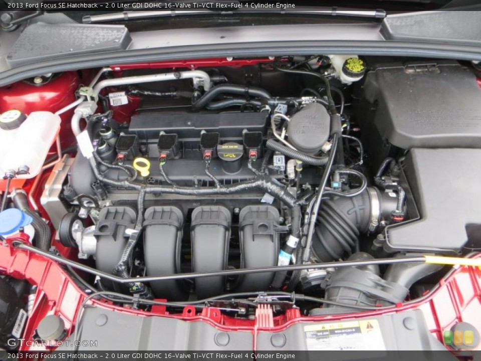 2.0 Liter GDI DOHC 16-Valve Ti-VCT Flex-Fuel 4 Cylinder Engine for the 2013 Ford Focus #79898980