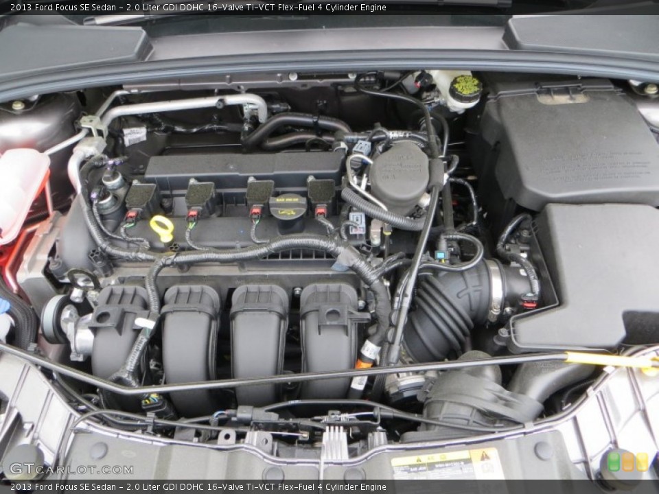 2.0 Liter GDI DOHC 16-Valve Ti-VCT Flex-Fuel 4 Cylinder Engine for the 2013 Ford Focus #79900347