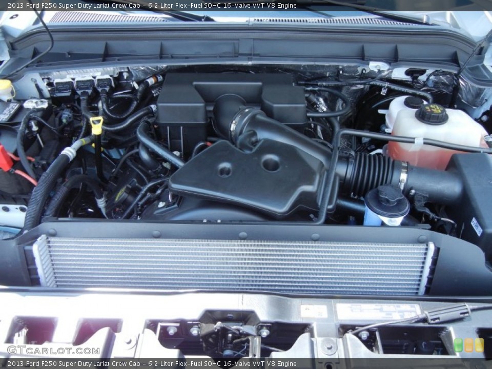 6.2 Liter Flex-Fuel SOHC 16-Valve VVT V8 Engine for the 2013 Ford F250 Super Duty #79903032
