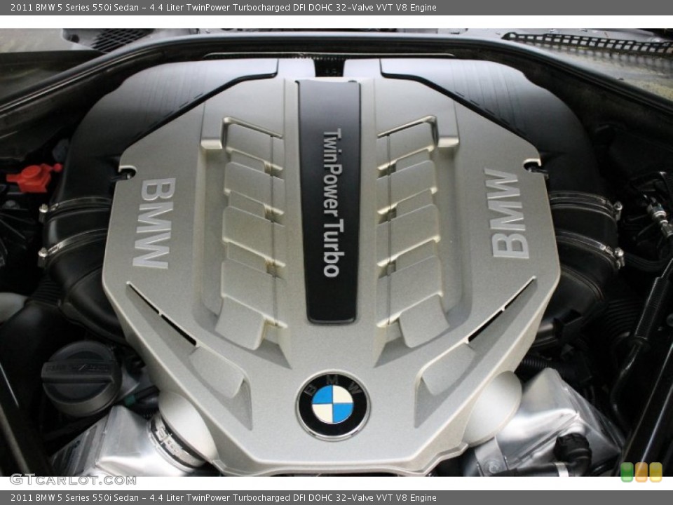 4.4 Liter TwinPower Turbocharged DFI DOHC 32-Valve VVT V8 Engine for the 2011 BMW 5 Series #79906706