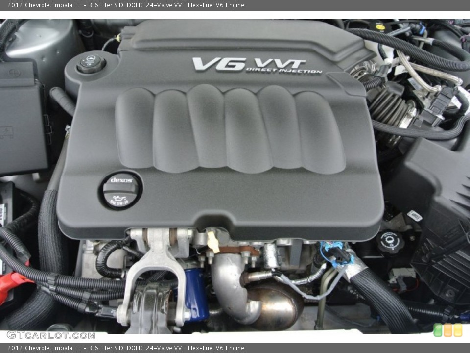 3.6 Liter SIDI DOHC 24-Valve VVT Flex-Fuel V6 Engine for the 2012 Chevrolet Impala #79912380