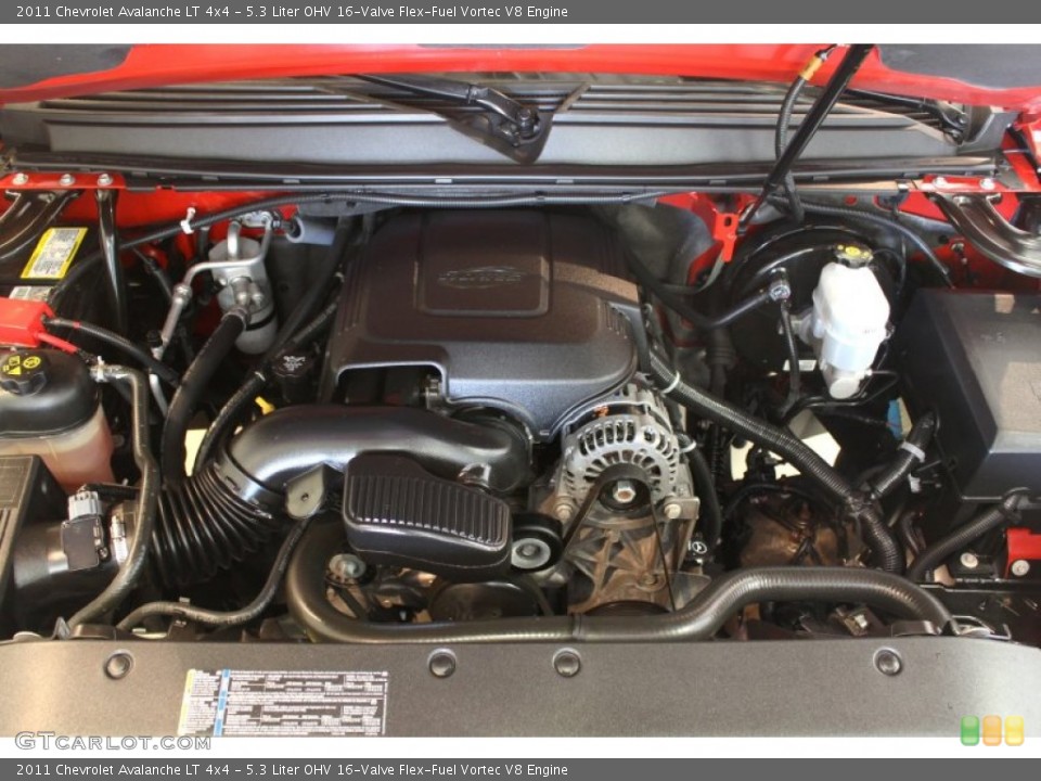 5.3 Liter OHV 16-Valve Flex-Fuel Vortec V8 Engine for the 2011 Chevrolet Avalanche #79919296