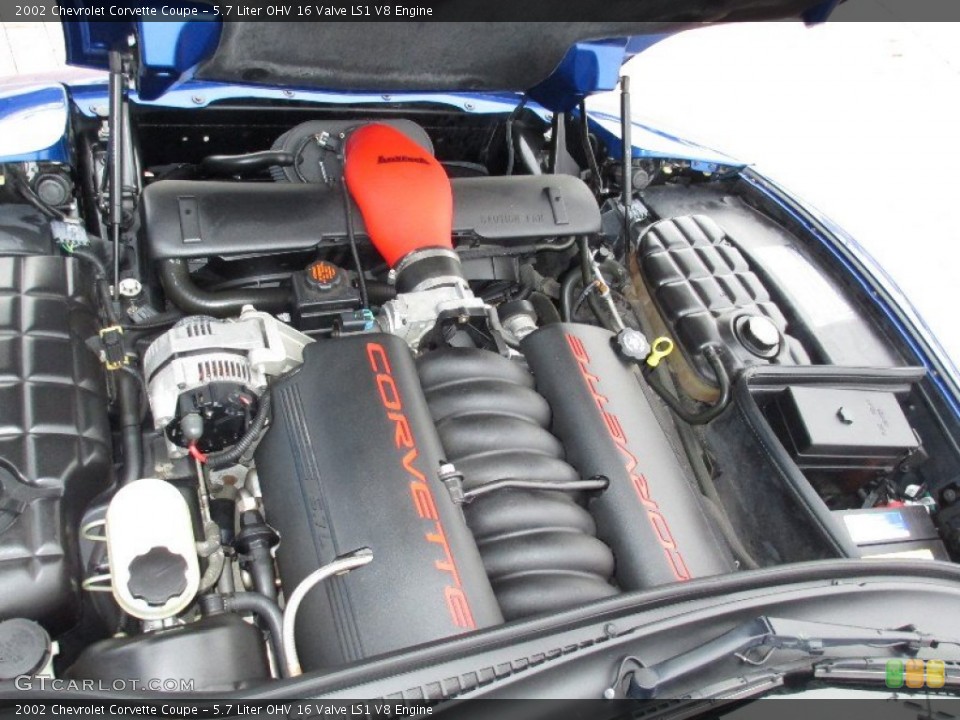5.7 Liter OHV 16 Valve LS1 V8 Engine for the 2002 Chevrolet Corvette #79928926