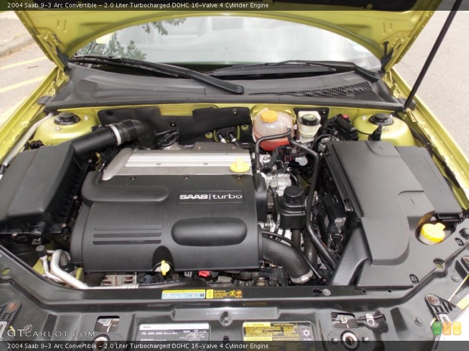 2.0 Liter Turbocharged DOHC 16-Valve 4 Cylinder Engine for the 2004 Saab 9-3 #79944829