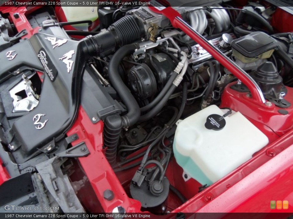 5.0 Liter TPI OHV 16-Valve V8 Engine for the 1987 Chevrolet Camaro #79946206